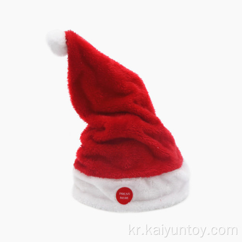 봉제 면화 사용자 정의 가능한 크리스마스 모자